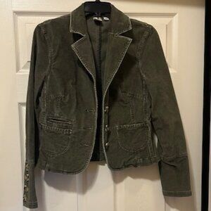 Army Green Corduroy Jacket
